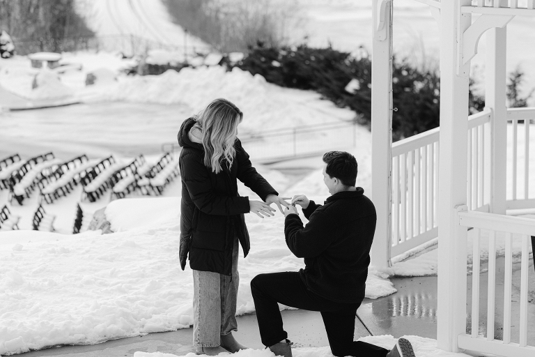 Missouri Proposal Photographer, Snowy Engagement Photos, Hermann Hill Proposal, Missouri Wedding Photographer, Engagement Photography in Missouri