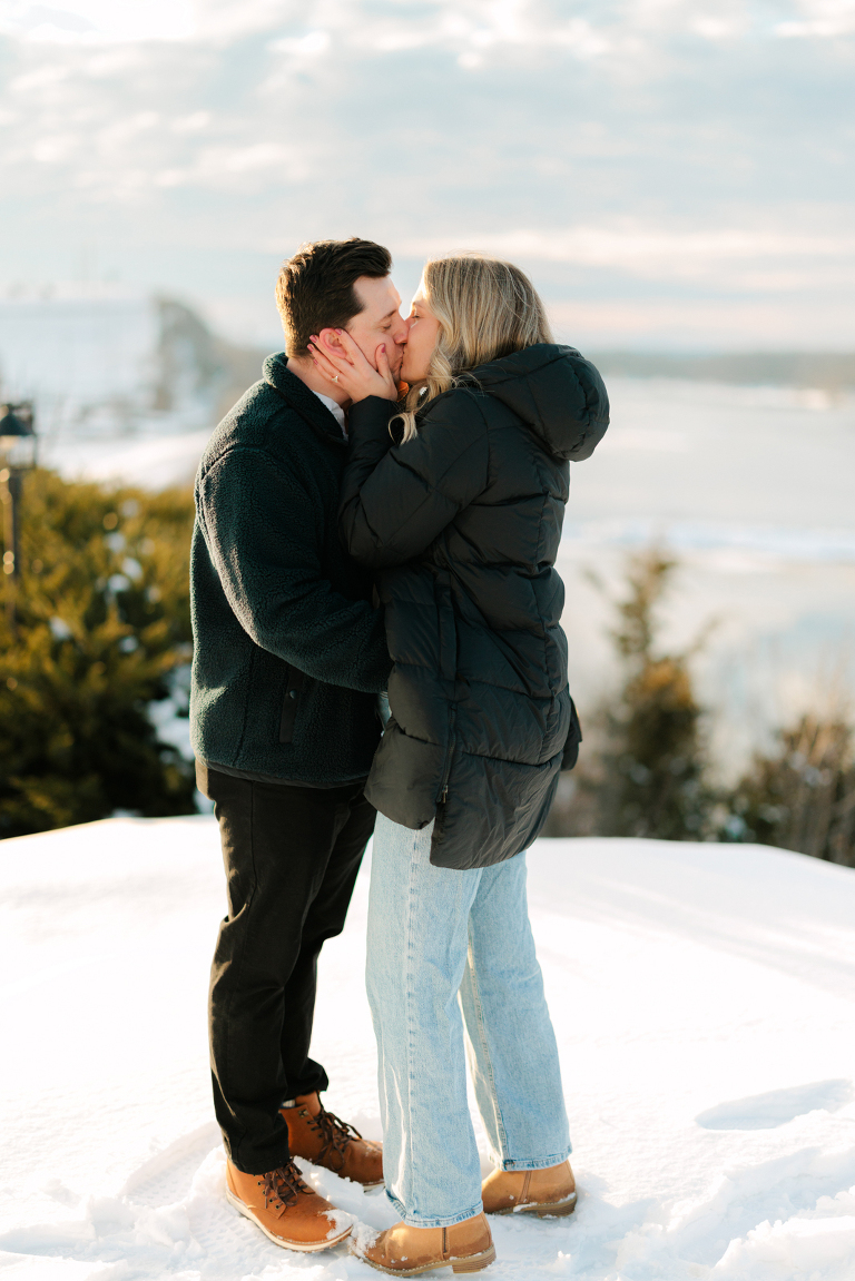 Missouri Proposal Photographer, Snowy Engagement Photos, Hermann Hill Proposal, Missouri Wedding Photographer, Engagement Photography in Missouri
