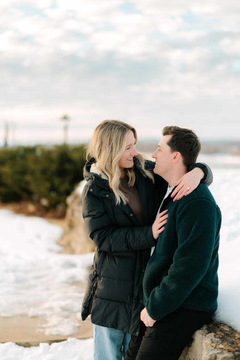 Missouri Proposal Photographer, Snowy Engagement Photos, Hermann Hill Proposal, Missouri Wedding Photographer, Engagement Photography in Missouri