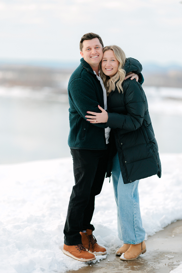 Missouri Proposal Photographer, Snowy Engagement Photos, Hermann Hill Proposal, Missouri Wedding Photographer, Engagement Photography in Missouri